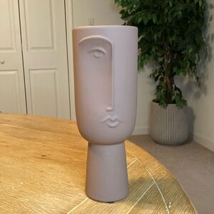Ceramic Face Vase